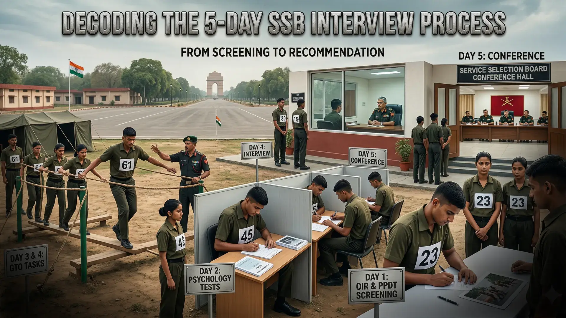 The Ultimate Crucible: Decoding the 5-Day SSB Interview Process